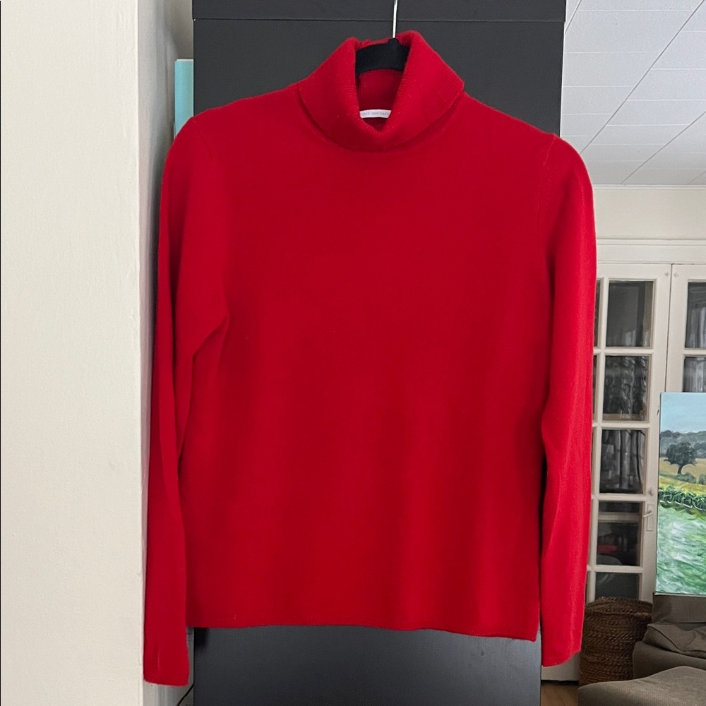 Red Turtleneck Sweater